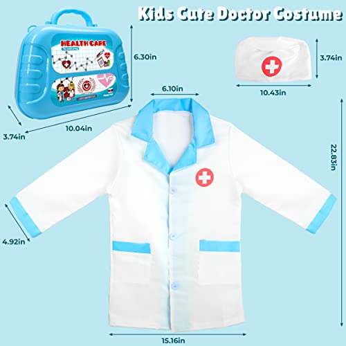 Image of Meland Doctor Kit with Puppy for Kids, Pretend Play Toy Gift for Ages 3-6 | A gift for toddler kids birthday Christmas, Encourages caring role play, builds confidence, stays neatly organized