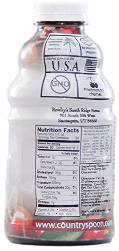 Image of Country Spoon Montmorency Red Tart Cherry Juice Concentrate (32 oz.)