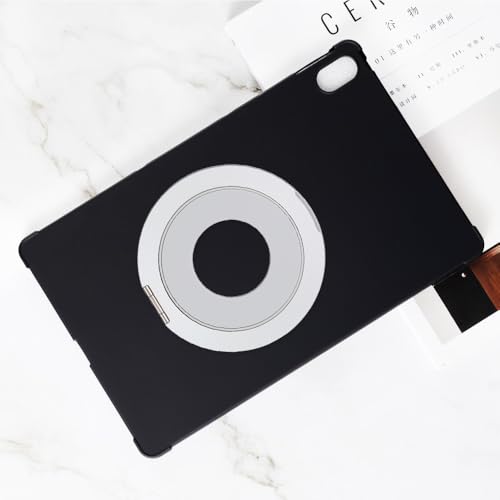 Funda para Lenovo Tab P11 con soporte de mesa ajustable y mango protector color negro y plata 3