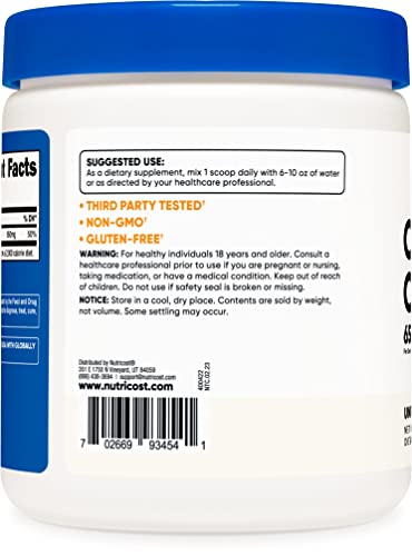 Nutricost Calcium Citrate Powder (250 Grams) Unflavored #TOP2