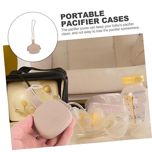 Yardwe 2 Pçs Saco De Armazenamento De Chupeta Chupetas Bolsa De Fraldas Bolsas Caso De Chupeta De Be