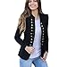 Vectry Abrigo Largo Hombre Camisas De Señora Abrigo Peluche Blazer Rojo Mujer Chaqueta Amarilla Mujer Chaquetas para Mujer Gabardina Mujer Plumiferos Mujer Largos Abrigo Beige Mujer