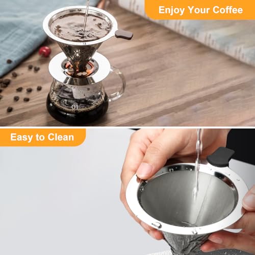 NKOVE Pour Over Coffee Dripper