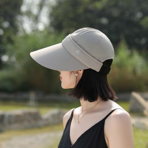 Gorro femenino con visera desmontable para sol miniatura 3
