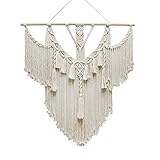 FMBK666 Macrame Wall Hanging, Tapestry Woven Boho Decorative Headboard Alternative, Nordic Wall Hang
