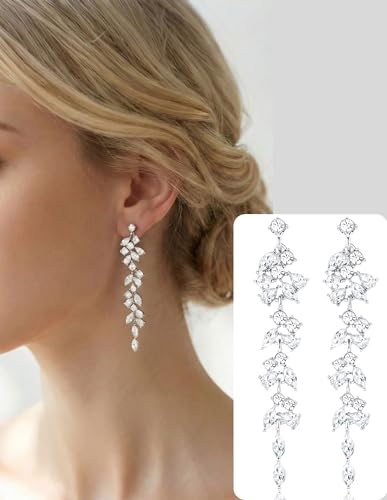 Set de 4 pares de aretes clip on para mujer tono plateado miniatura 4