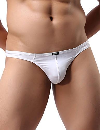 iKingsky Men's Silky Thong Sexy T-Back Mens Underwear Low Rise Stretch Underpanties - Image 2