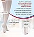 ITA-MED Anti Embolism Thigh Highs, 18 mmHg Light Compression Stockings Socks w/Opening, Medical Orthopedic Support Hose for Varicose Veins, Edema, Swelling, Soreness, Pains, and Aches, H-500 XL