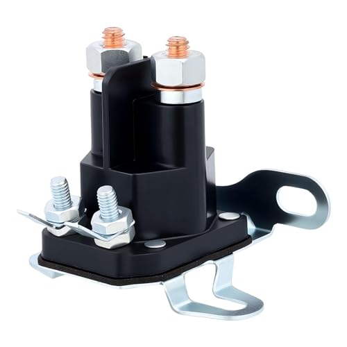 HIPA 146154 145673 Starter Solenoid 12 Volt for Craftsman 175141 178861 168327 892-1221-210 894-1221-210 Husqvar-na 523146154 Poulan 532145673 Lawn Mower Tractor Parts 4 Pole