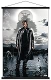Trends International Juice WRLD - Fighting Demons Album Cover Wall Poster, 22.37' x 34.00', Print and Black Hanger Bundle