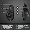 Logitech G502 HERO High-Performance Gaming-Maus mit HERO 25K DPI optischem Sensor, RGB-Beleuchtung, Gewichtstuning, 11 programmierbare Tasten, anpassbare Spielprofile, PC/Mac - Schwarz #5