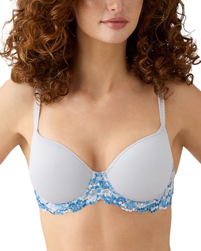 Image of Wacoal Womens Embrace Lace Lightly Padded Underwire Mid Coverage T-Shirt Bra, 853191