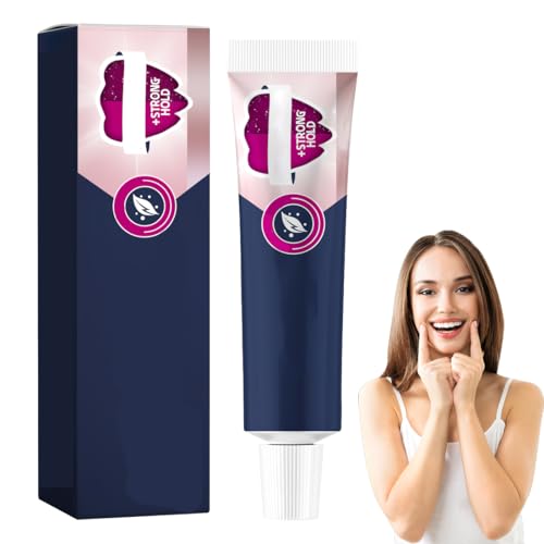 Teegxddy 1 Pezzi Adesivo Termoplastico Per Protesi,Crema Adesiva,Adesivo Termoplastico Per Dentali Stringe Protesi.