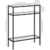 Amazon.com: Henn&Hart 22" Wide Rectangular Console Table in Blackened ...