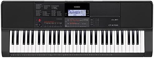 Teclado Musical Casio CT-X700 61 Teclas, 600 timbres e 48 notas d...