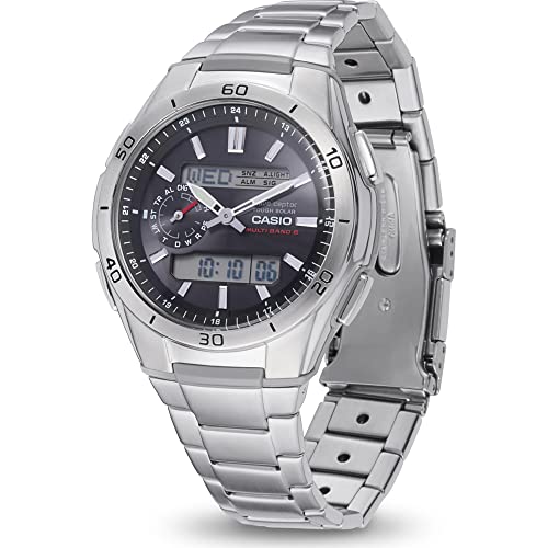 Miniatura 4 de Casio WAVE CEPTOR Reloj Radiocontrolado y solar, Caja sólida, para Hombre