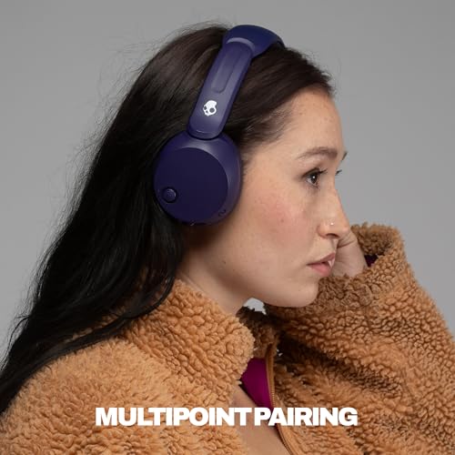 Image of Skullcandy Icon 180 Wireless On-Ear Bluetooth Headphones, Up to 50 Hours Battery, Lightweight and Travel Ready, Secure Fit, Sweat and Water Resistant, Microphone iPhone Android - Future
