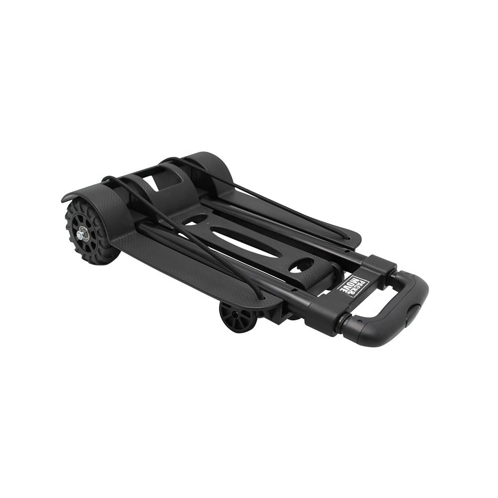 Pack and Move - Diable Pliable - 50Kg - Déménagement et Transport - Léger Compact - Petit Diable Manutention - Manche Télescopique - Tendeur intégré