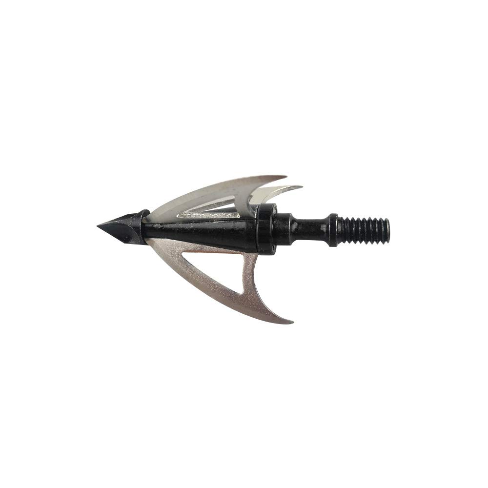 6/12pcs tir à l'arc Pointe de flèche 100 Grains Broadheads en Acier Chasse Conseils de flèche pour Arc à poulies arbalète Chasse