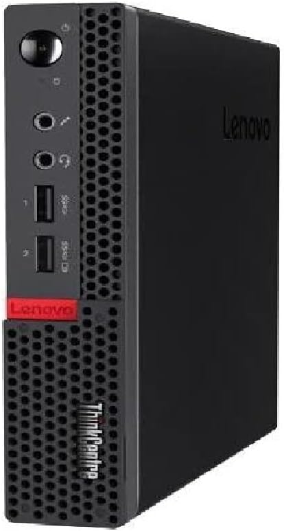 Lenovo ThinkCentre M715Q Tiny Desktop 8GB 256GB SSD AMD PRO A10-8770E 2.80GHz Win10P, Black (Renewed