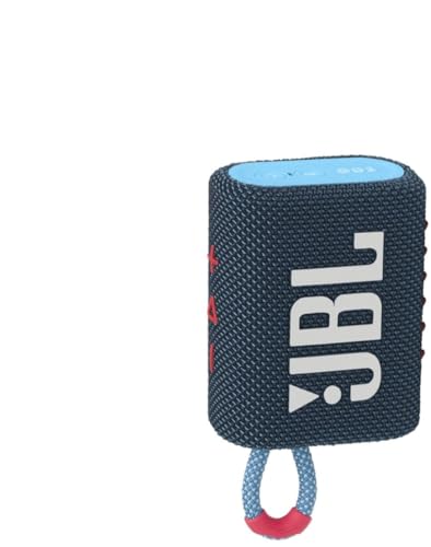 Image of JBL Go 3 Portable Waterproof Wireless IP67 Dustproof Outdoor Bluetooth Speaker (Blue Pink)