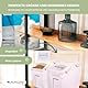Mobiclinic® Pets, Futterbehälter, Für Haustiere, Feedpet, Fassungsvermögen 20L / 8Kg, Hermetischer Verschluss, 23x25, 5x36, 5cm, Inkl. Schaufel und messbecher, Mit rädern, Klarsichtfenster