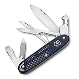 VICTORINOX(ビクトリノックス) ALOX リファインド シナジーX DB マルチツール ナイフ アウトドア キャンプ 防災 サバイバル 十徳 10機能を搭載 スイス製 小型 誕生日 プレゼント ギフト ブルー 青 【国内正規品】 0.8226.22