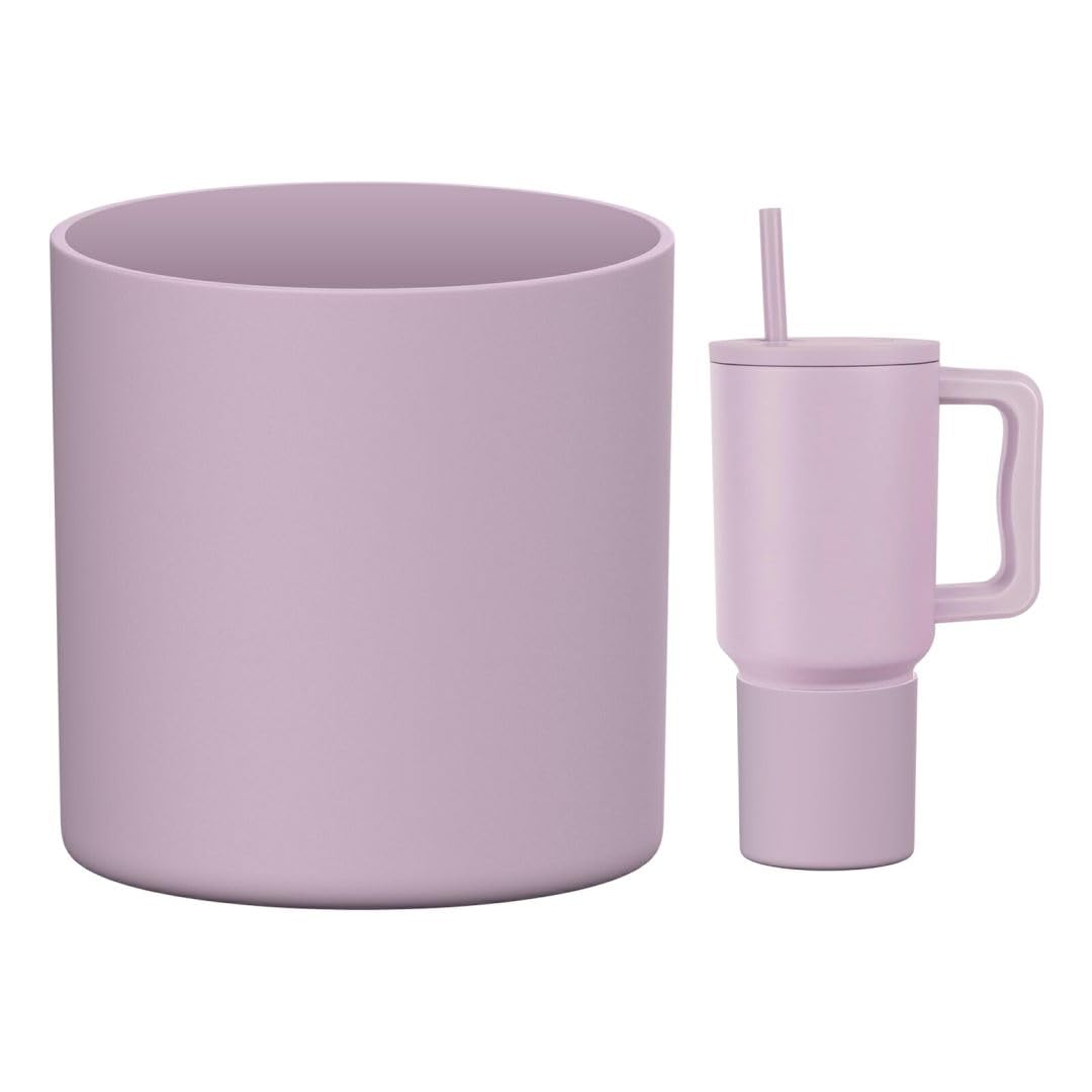 BKBY Silicone Boot Compatible with Sinple Midern 24/30/40 oz Tumbler with Handle/Trek Pivot, Protective Anti-Scratch Bottle Bottom Sleeve Cover