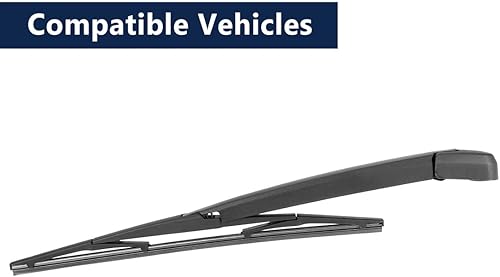 Miniatura 3 de X AUTOHAUX 13.976 in 14 "brazo de limpiaparabrisas trasero del coche para Hyundai Santa Fe 07-12