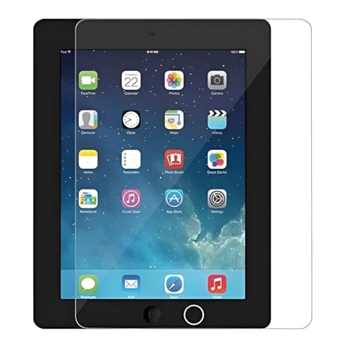 Image of Tempered Glass Full Screen Protector for Apple iPad 2 /3 /4 (2011, 2012 Old Version) Anti-Scratch & Smudge Proof (Transparent) (Pack of 1)