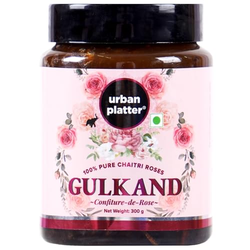 Image of Urban Platter Natural Himalayan Gulkand Rose Petal Jam, 300 g (Pack of 2)