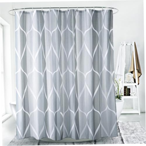 Rideau de bain imperméable en polyester chic Ipetboom pour douche moderne - 6
