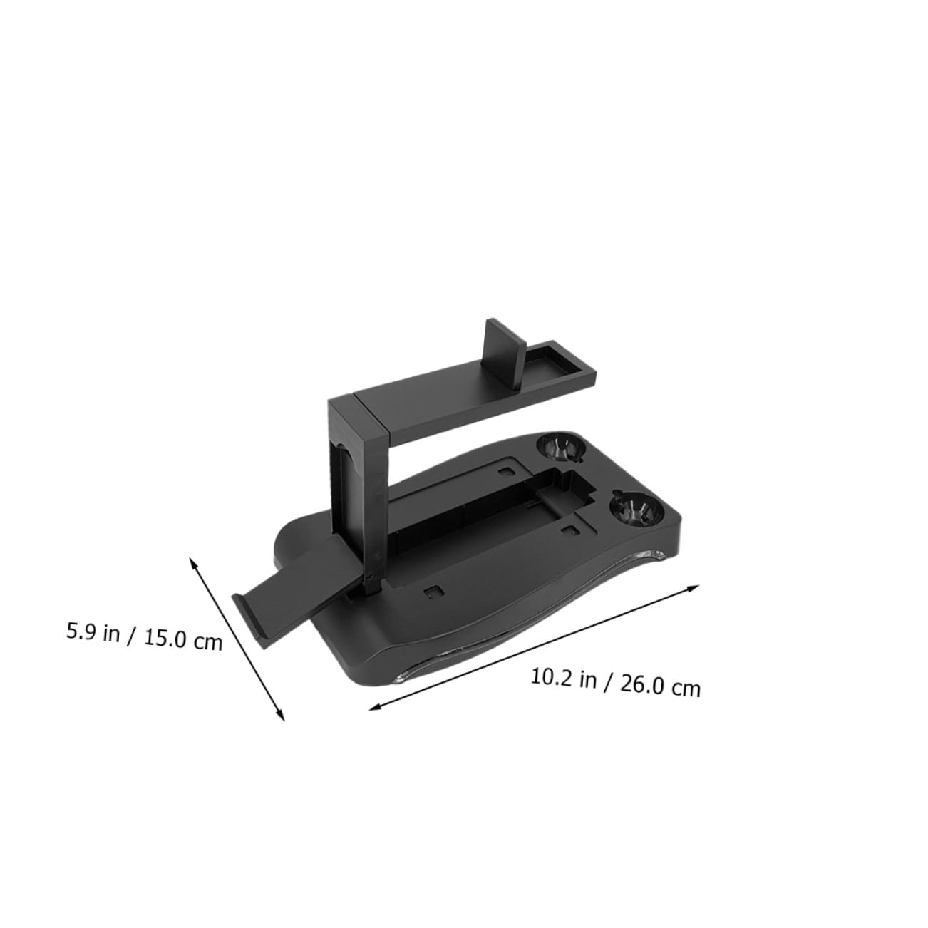 HEMOTON Supporto di Ricarica per Controller Vr, Organizer in Abs Nero, Base Multifunzione per Gaming Stazione Ordinata e Pratico Alloggiamento
