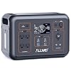 ALLWEI LiFePO4 Portable Power Station 1200W(Peak 2400W), 1008Wh Solar Generator, 0-80% in 60Min, 4 * 120V AC Outlets, Battery Power Generator for Outdoor RV Van Camping Off-grid Home Emergency