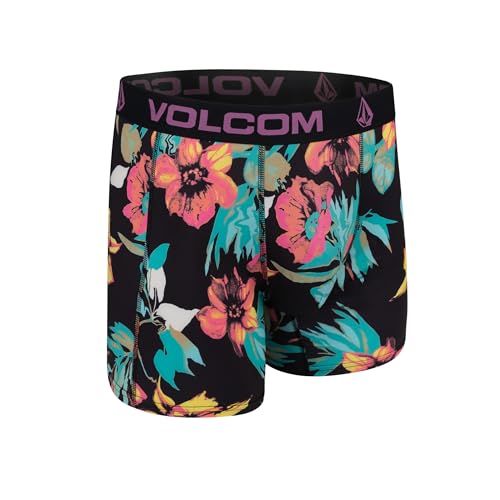Volcom Mens Boxer Briefs 4 Pack Poly Spandex Performance Boxer Briefs Underwear2
