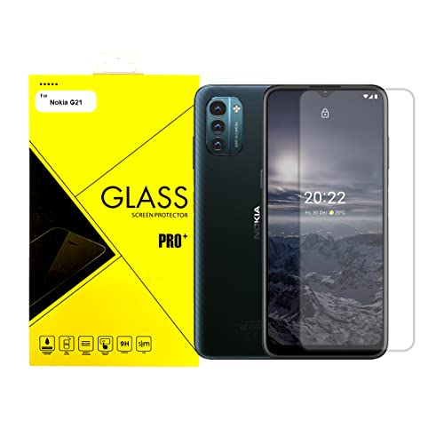 Para Nokia G21 Protector de Pantalla de Cristal Templado Compatible Con