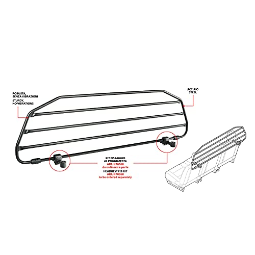 NORDRIVE N70052 Premium-Guard Trenngitter aus Stahl für Hunde und Tiere - Typ 2-990 x 240 mm