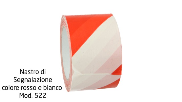 Nastro barriera rosso-bianco in polipropilene 500 m - Foppa AG
