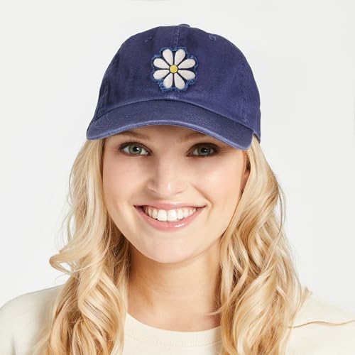Image of Life is Good Adult Chill Baseball Cap, Low-Profile Adjustable Snap Back, Embroidered Hat for Men and Women