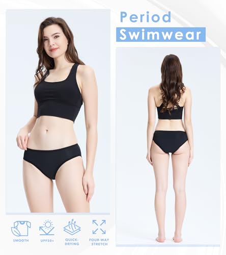 Period Swimwear Bikini Menstrual Leakproof Swim Bottoms Period Swim Bottoms for Women Girls Teens3