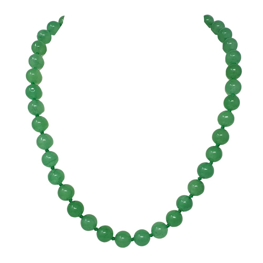 VN JewelryWomen's Necklace - Handmade 10mm Natural Gemstone Necklace For Women Magnetic Clasp