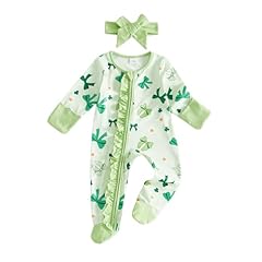 Shamrock Bow Print Green