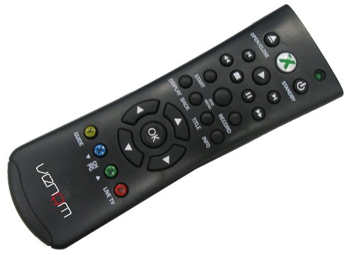 Xbox 360 - DVD Media Remote Control, Schwarz [UK Import]