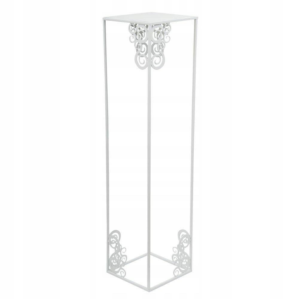 Howhomely White Metal Flower Stand 80 Cm - Plant Stand Tall Flower Shelf - Flower Pot Stand Metal Plant Rack Indoor