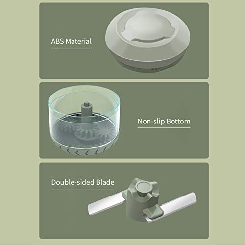 Mini picador de alho manual picador de alimentos portátil para picar legumes frutas cebolas alho sal