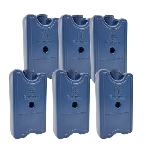 Gelo Gel Artificial Reutilizável Rígido De 200ml 12x7x2,9cm Gelotech - 6 Unidades