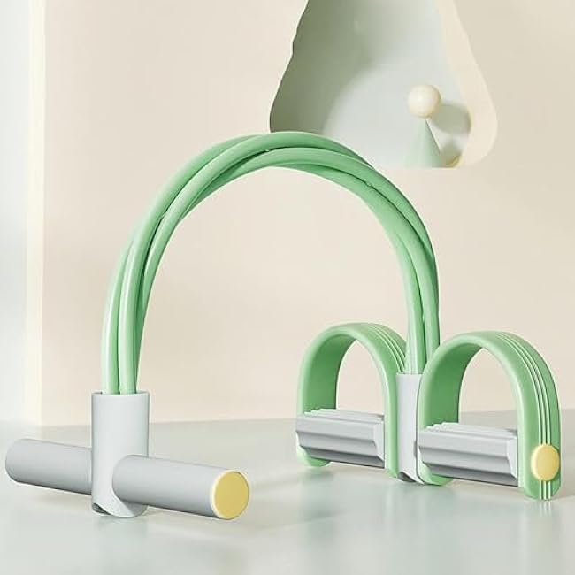 Stirrup Puller for Exercise, 2025 Upgraded Stretching Belt, Latex Pull Rope Fitness Equipment, Used for Strength Training, Abdomen, Waist, Arms, Legs, Home Fitness Equipment