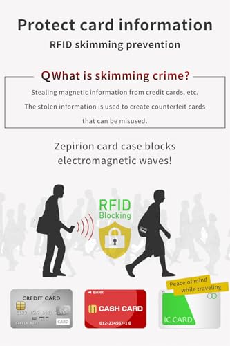 zepirion Slim Aluminum Card Holder Wallet for Men, Durable Expandable Back Poket, RFID Blocking Minimalist Metal Pop Up Wallet, Cards Plus Cash Quick Wallet2 (Black)4