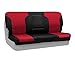 Coverking Custom Fit Center Solid Bench Seat Cover for Select Toyota Sienna Models - Neosupreme (Red with Black Sides)