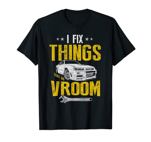 Mécanique automobile papa Fix Things that Go Vroom T-Shirt